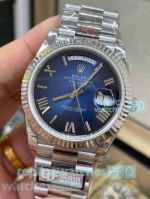 QF Factory Rolex President Day-Date II Blue Ombre 40 mm Replica Watch